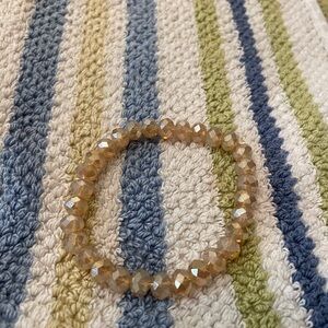 Faceted Beaded Stretch Bracelet